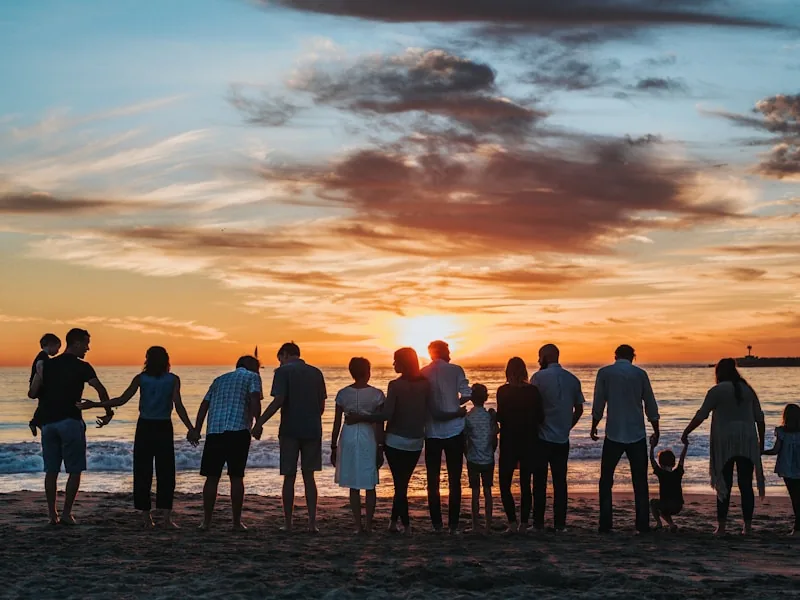 Multigenerational family representing estate planning and legacy protection